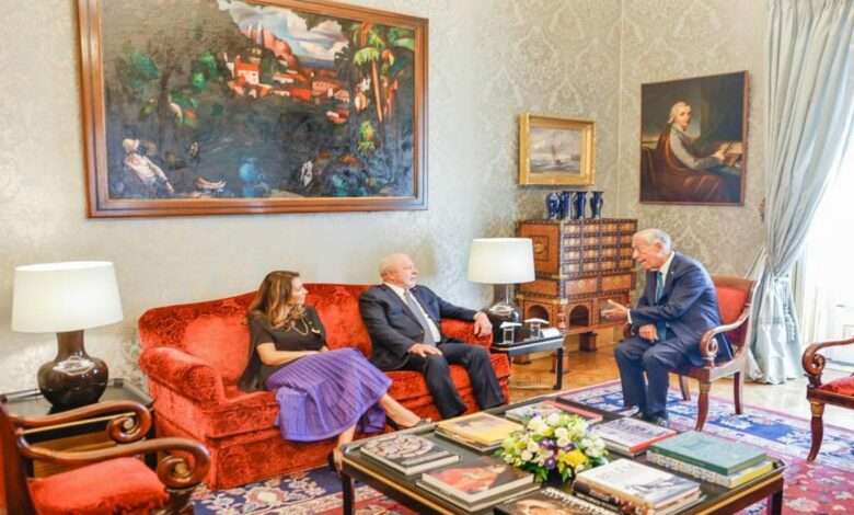 Janja Acompanhou O Presidente Lula Em Visita Ao Palácio De Belém, Sede Da Presidência De Portugal