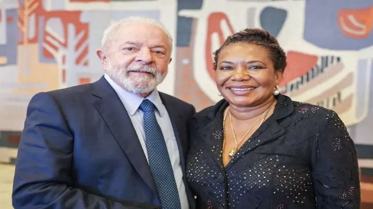 Margareth Menezes, Ministra Da Cultura, Ao Lado Do Presidente Lula