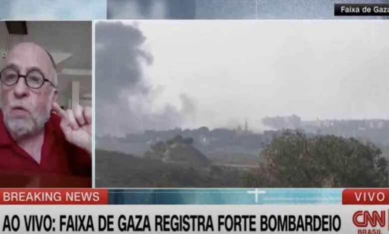 Momento No Qual CNN Tira Do Ar Um Entrevistado Que Criticava A Emissora Por Cobertura Sobre Israel
