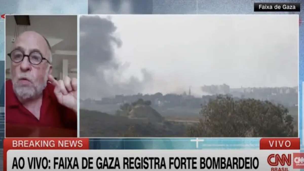 Momento No Qual CNN Tira Do Ar Um Entrevistado Que Criticava A Emissora Por Cobertura Sobre Israel