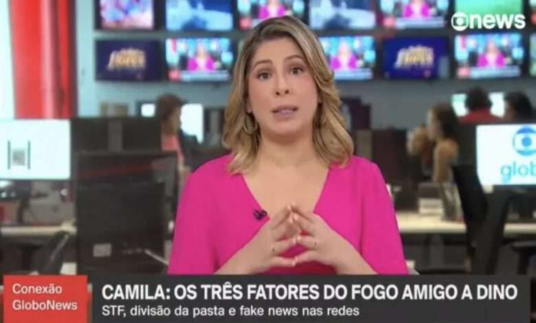 A Comentarista Daniela Lima, Durante Programa Na GloboNews