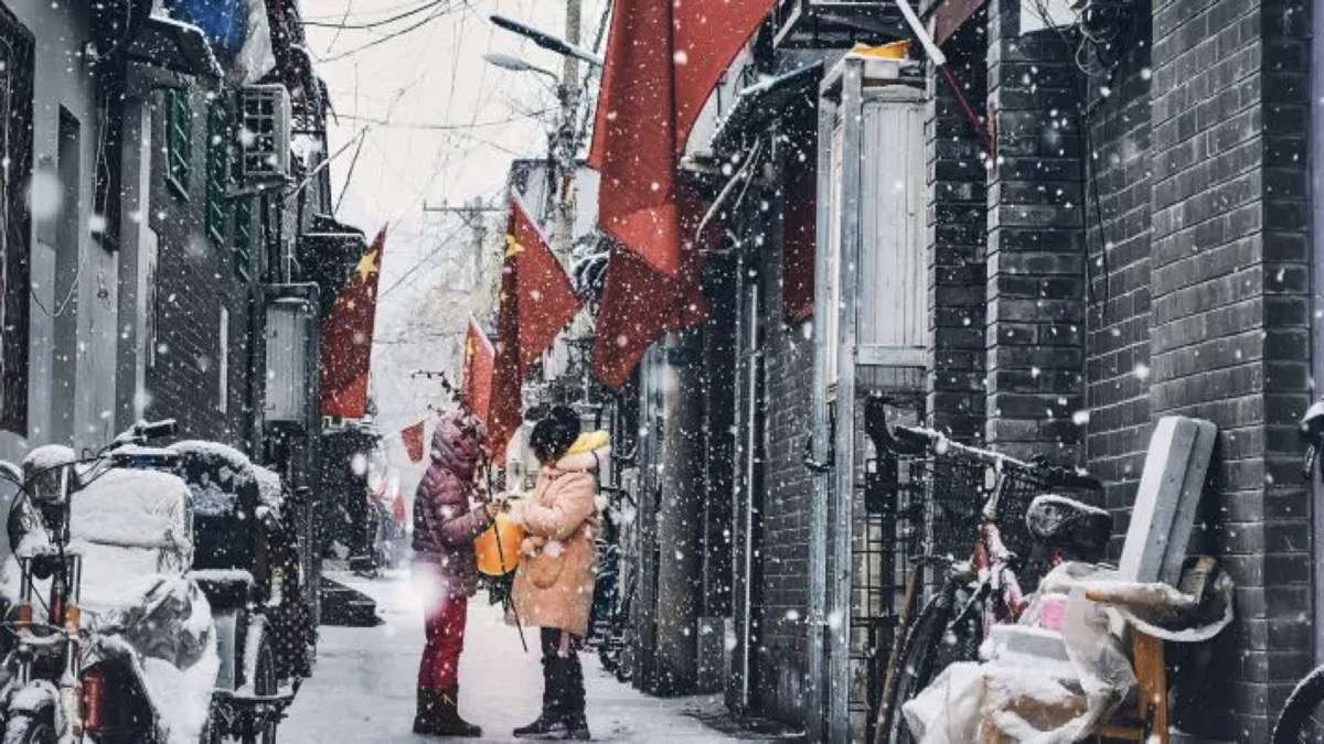 A Nevasca Causou Transtornos Na China.