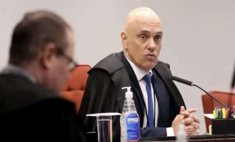 Ministro Alexandre De Moraes, Em Sessão Na 1ª Turma Do STF