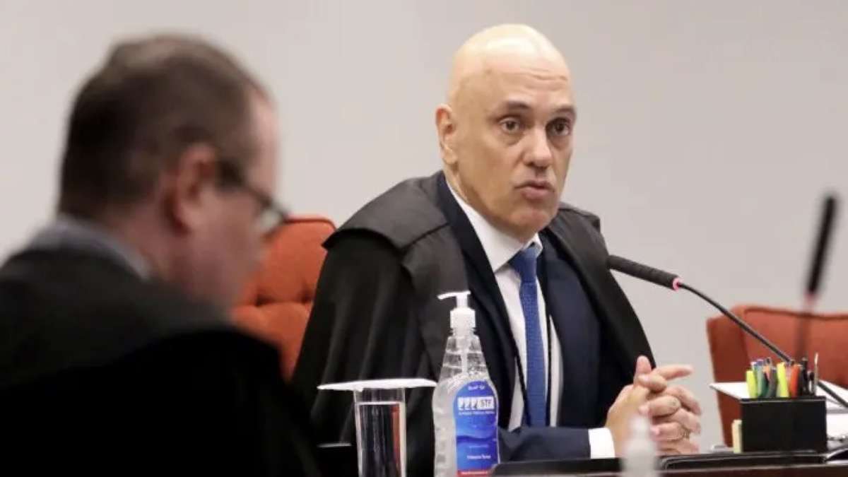 Ministro Alexandre De Moraes, Em Sessão Na 1ª Turma Do STF