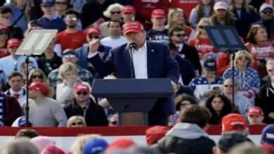 Donald Trump Discursou Para Apoiadores De Ohio, Em Vandalia