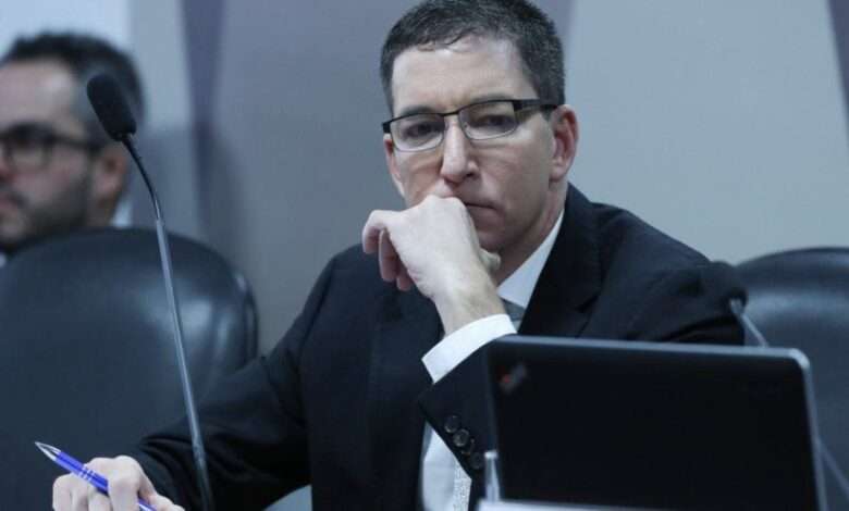 Jornalista Glenn Greenwald Durante Depoimento Na CCJ Do Senado