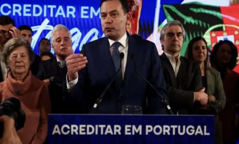 Luís Montenegro, Fala Depois Do Resultado Das Eleições Legislativas Em Lisboa, Portugal
