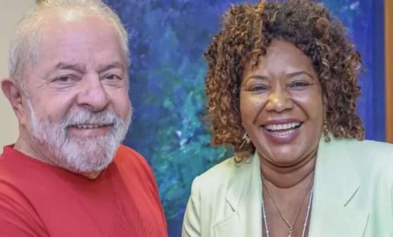 Presidente Lula E A Ministra Da Cultura, Margareth Menezes