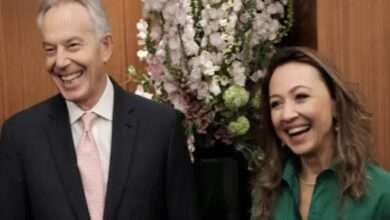 O Ex Premiê Tony Blair E Karim Miskulin, Presidente Do Grupo Voto